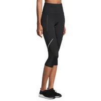 Xersion Run Womens Quick Dry Ankle High Rise Regular Fit Workout Capris