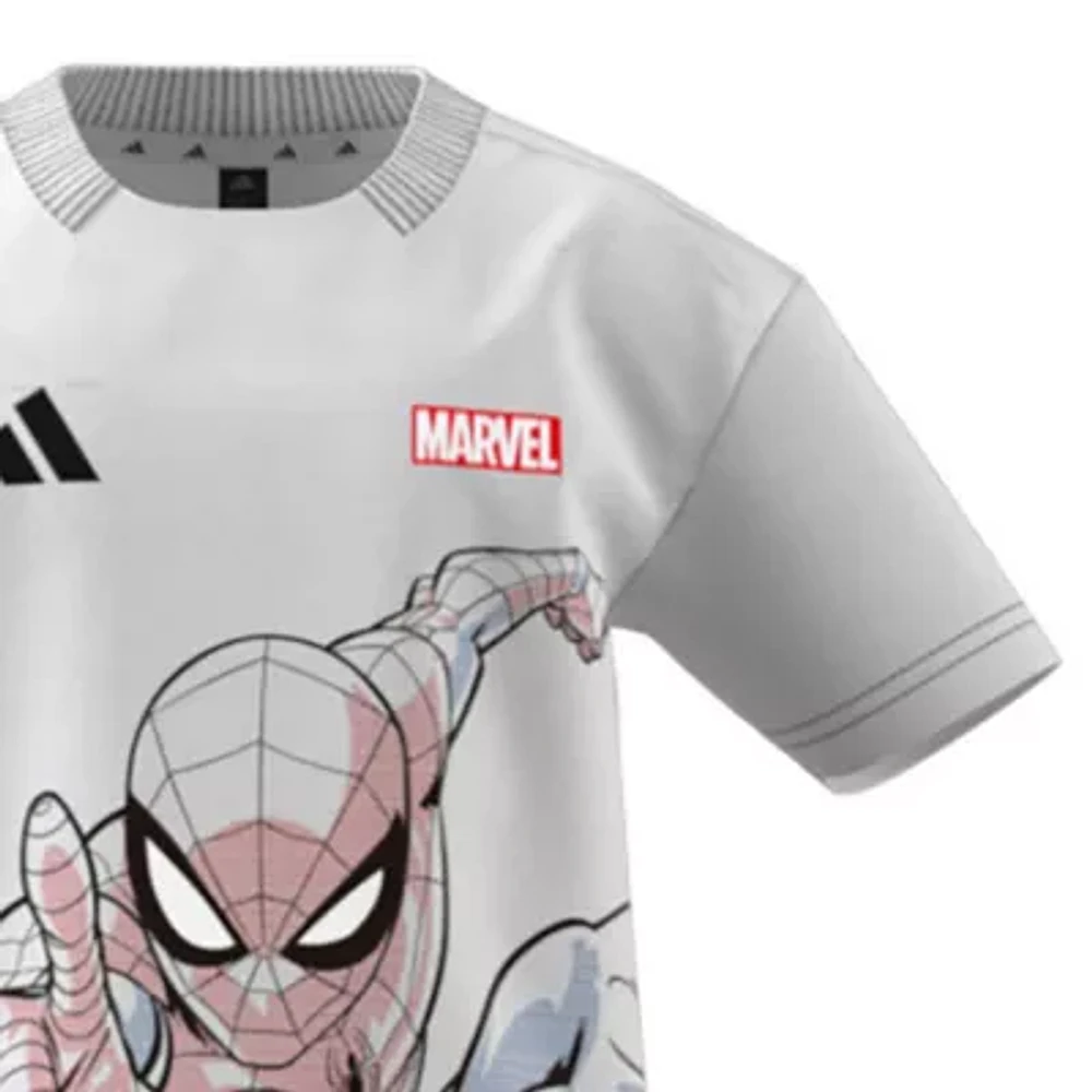 adidas x Disney Toddler & Little Boys 2-pc. Spiderman Short Set