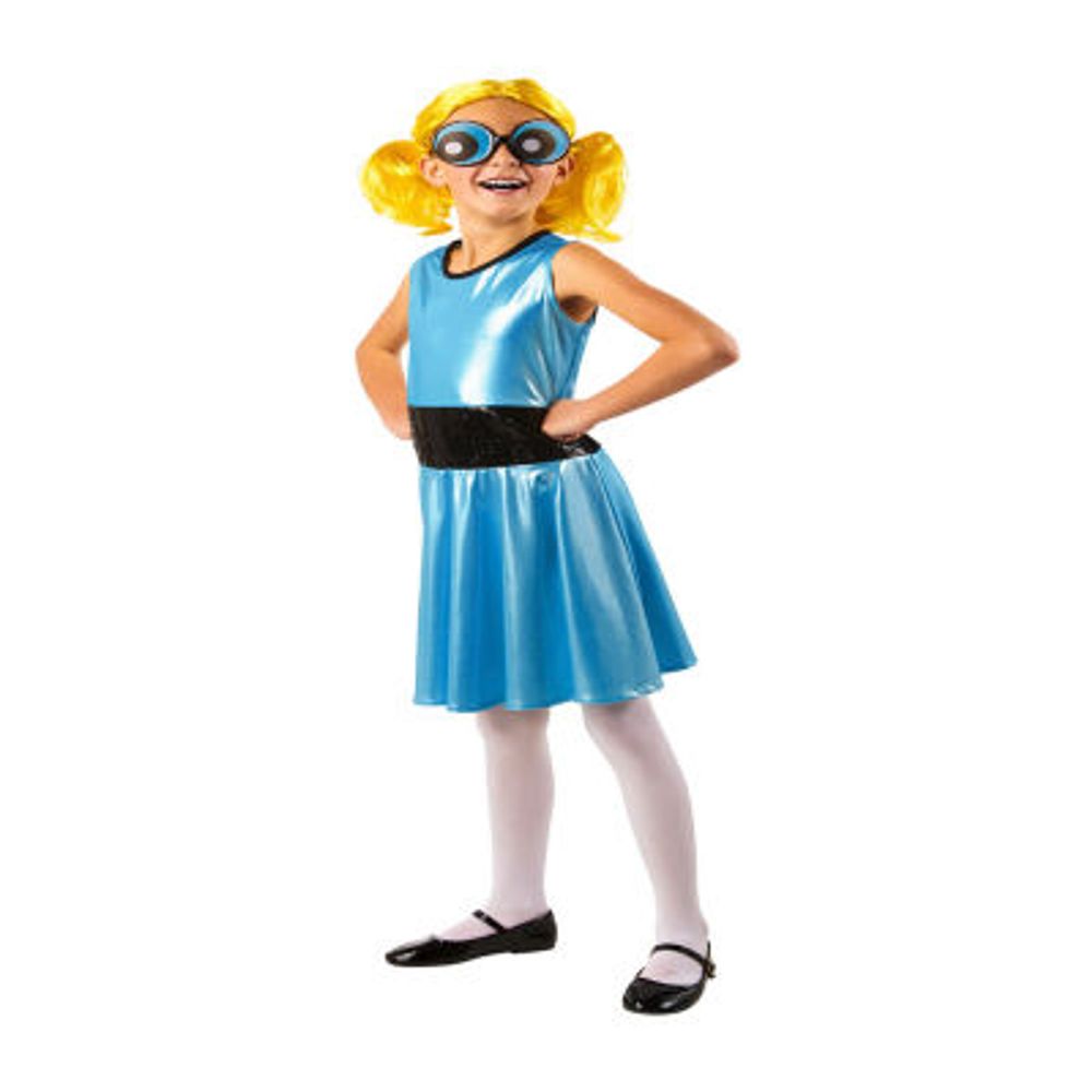 Little & Big Kid Girls Bubbles Powerpuff 2-pc. Costume