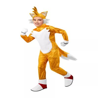 Little & Big Kid Boys Deluxe Sonic the Hedgehog 2-pc. Costume Set