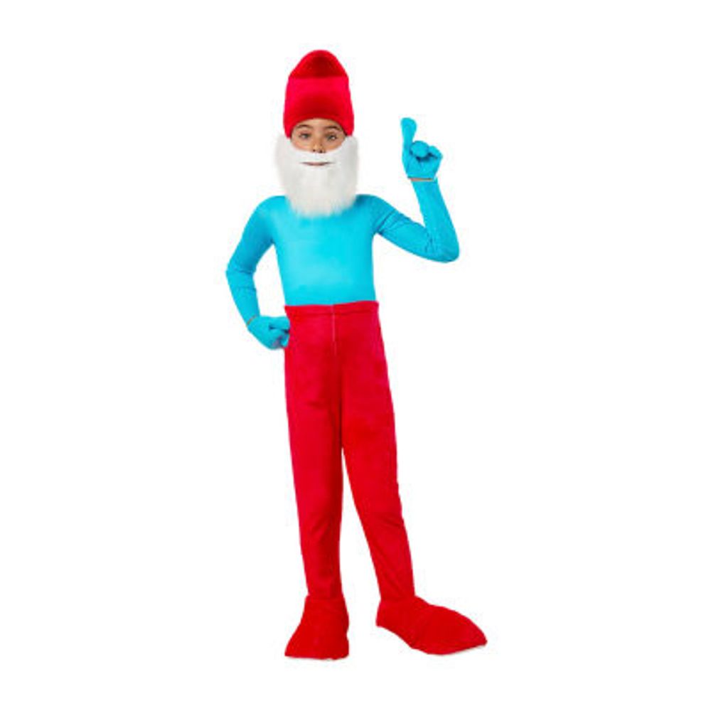 Little & Big Kid Boys Papa Smurf Smurfs 4-pc. Costume