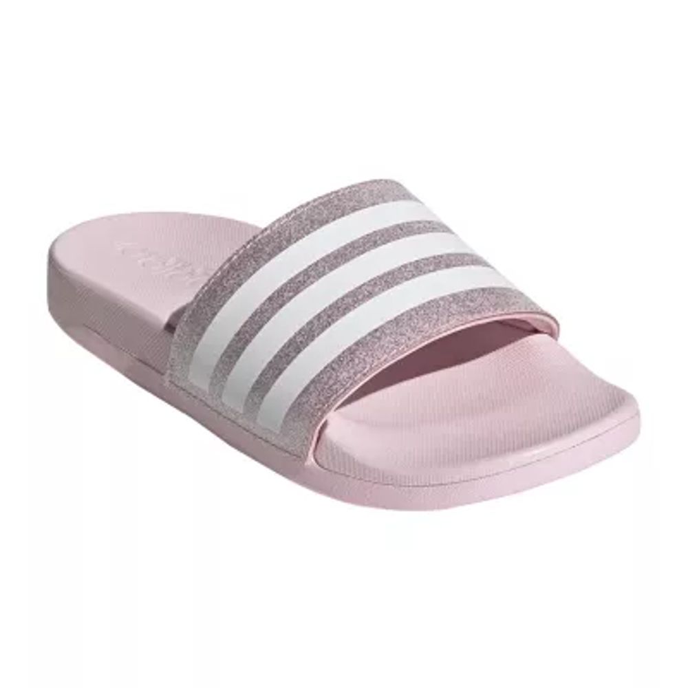 adidas Little & Big Kid Girls Adilette Comfort Slide Sandals