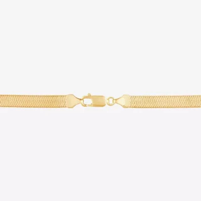 jcpenney 10k gold herringbone chain worth