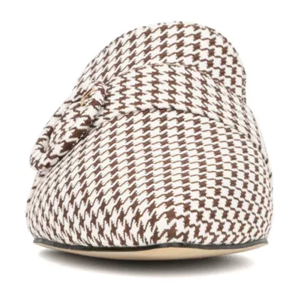 New York & Company Parker Womens Pointed Closed Toe Mules