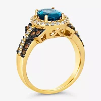 Le Vian® Ring featuring 7/8 CT. Neopolitan Opal™ 1/3 Chocolate Diamonds® 1 3/8 Nude Diamonds™ set 14K Strawberry Gold®