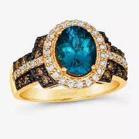 Le Vian® Ring featuring 7/8 CT. Neopolitan Opal™ 1/3 Chocolate Diamonds® 1 3/8 Nude Diamonds™ set 14K Strawberry Gold®