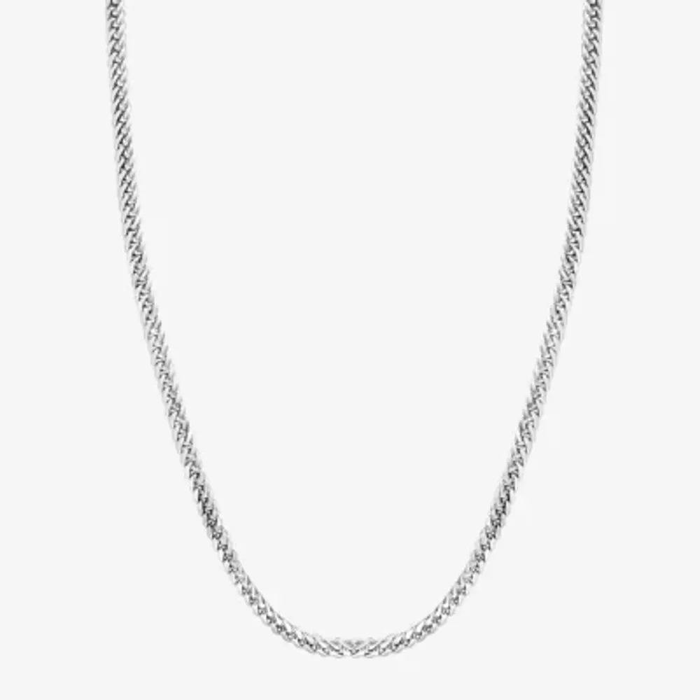 Effy Mens Sterling Silver 22 Inch Link Chain Necklace