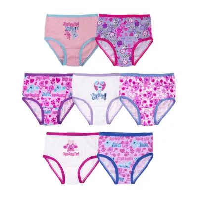Blue'S Clue'S Toddler Girls 7 Pack Brief Panty Tgup3113