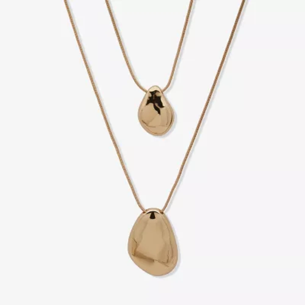 Worthington Womens 18 Inch Strand Necklace