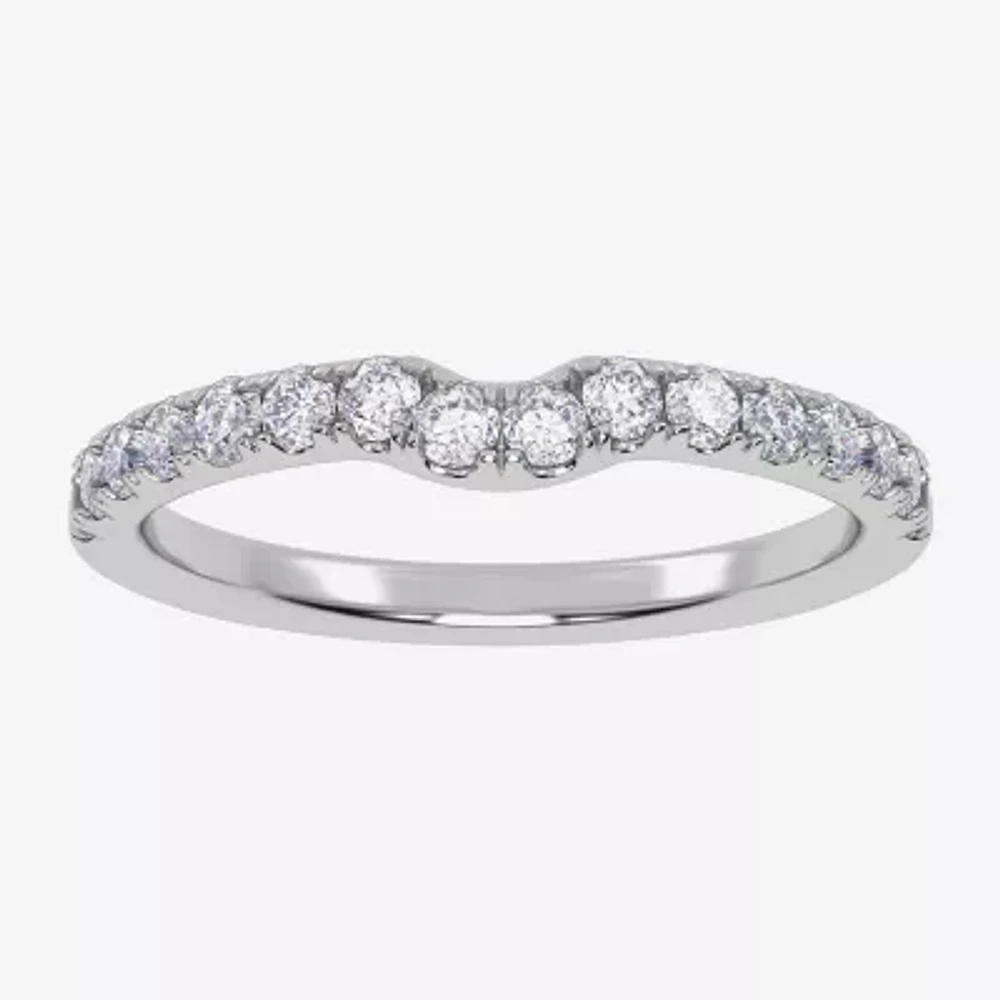 G-H / Si1-Si2) Womens / CT. T.W. Lab Grown White Diamond 14K Gold Wedding Band