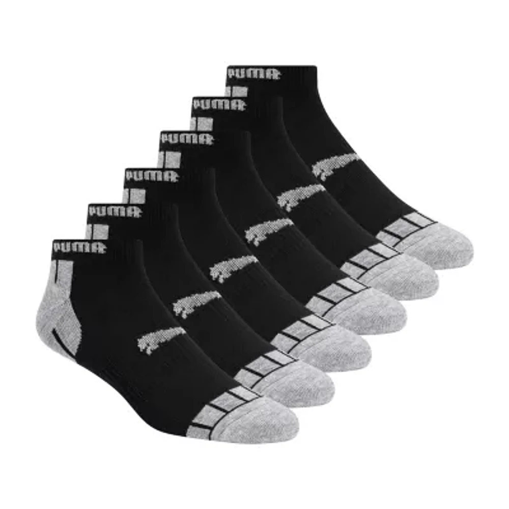PUMA Ultimate Training Mens Breathable Multi-Pack 6 Pair Low Cut Socks