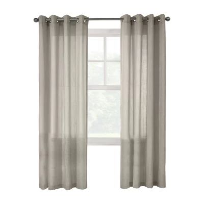 Limbourg Grommet Top Sheer Single Curtain Panel