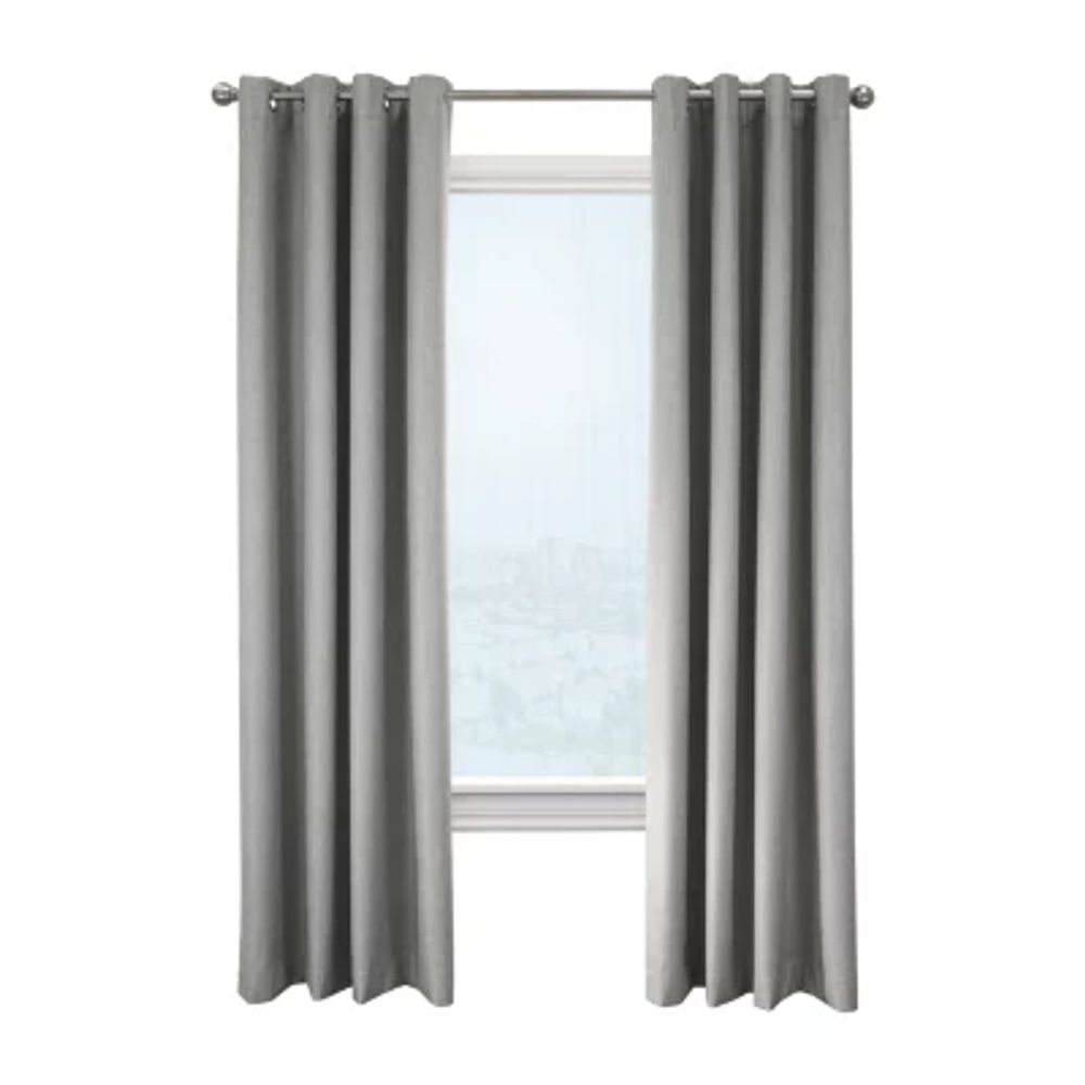 Newberry Grommet Top Energy Saving 100% Blackout Single Curtain Panel