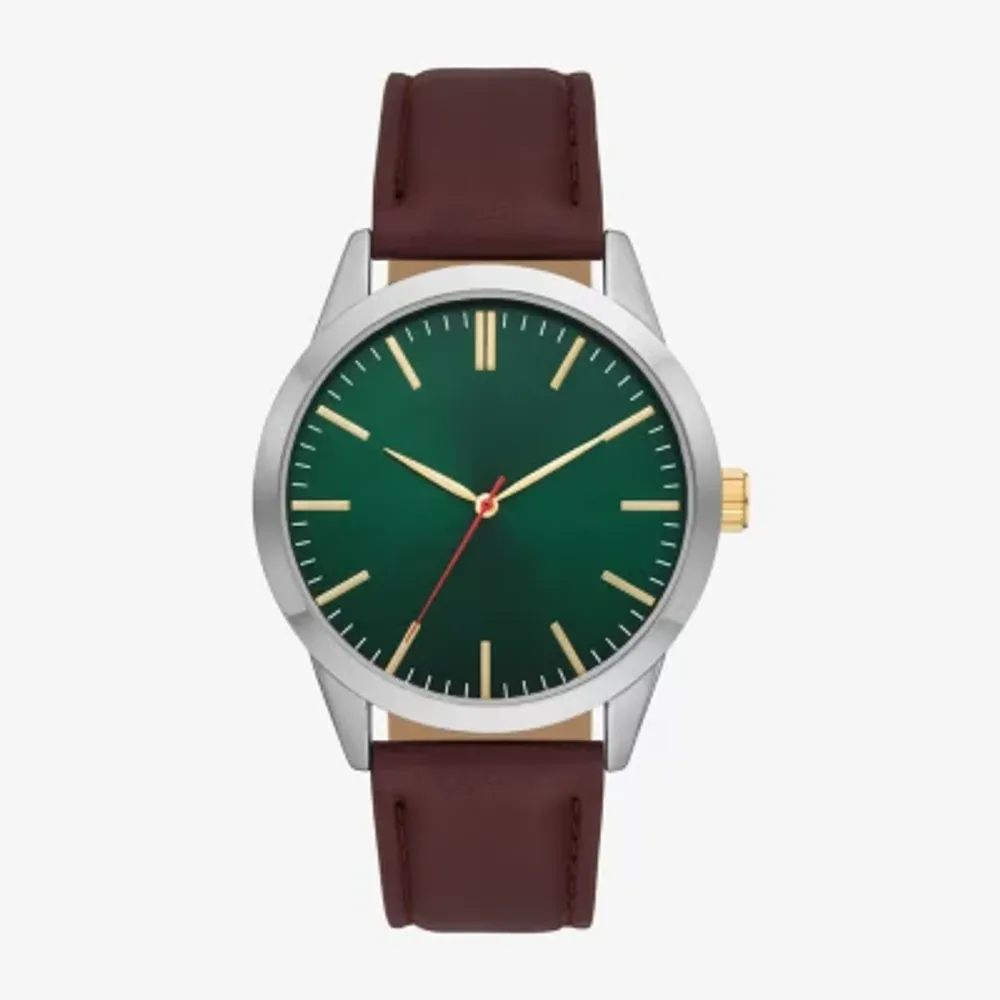 Mens Brown Strap Watch Fmdjo259