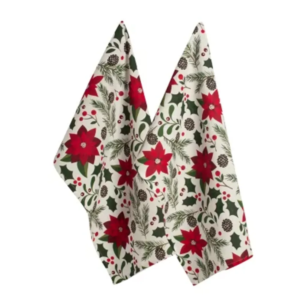 Design Imports Woodland Christmas 2-pc. Dish Cloth Set