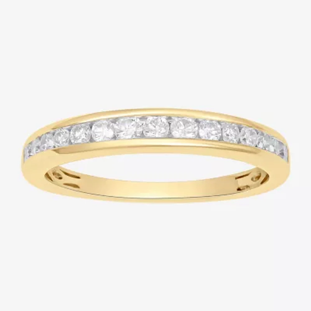 1/3 CT.T.W. Natural Diamond 14K Gold Wedding Band