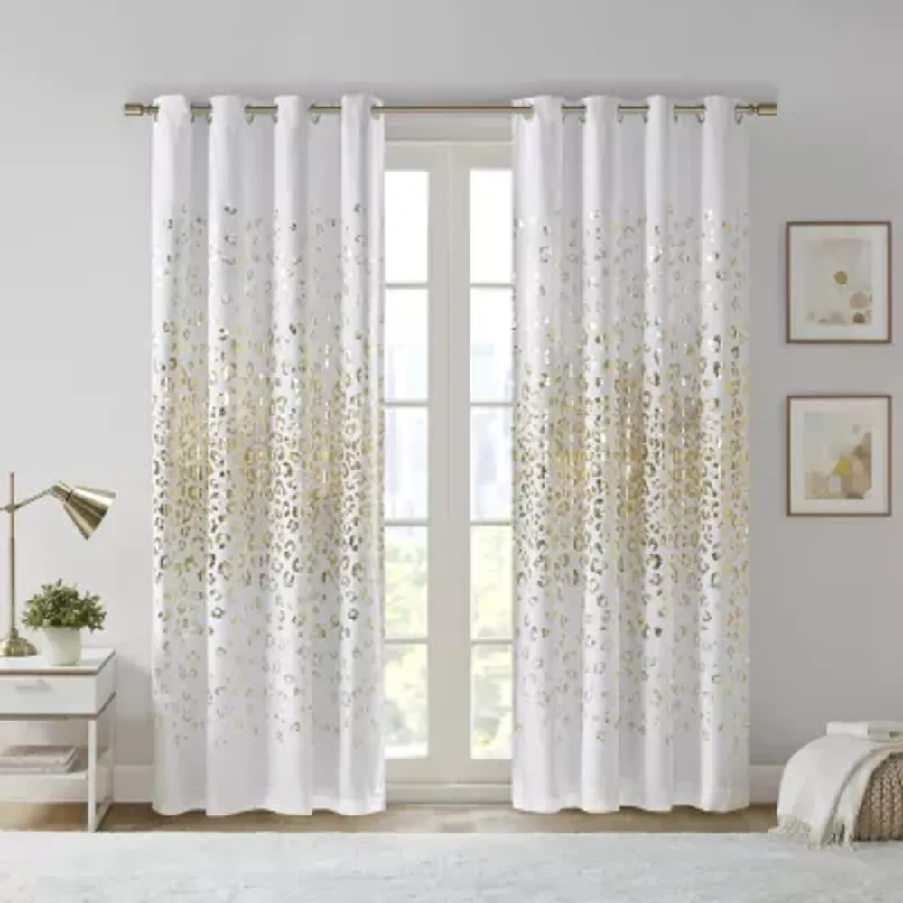 Intelligent Design Serena Grommet Top Energy Saving 100% Blackout Single Curtain Panel