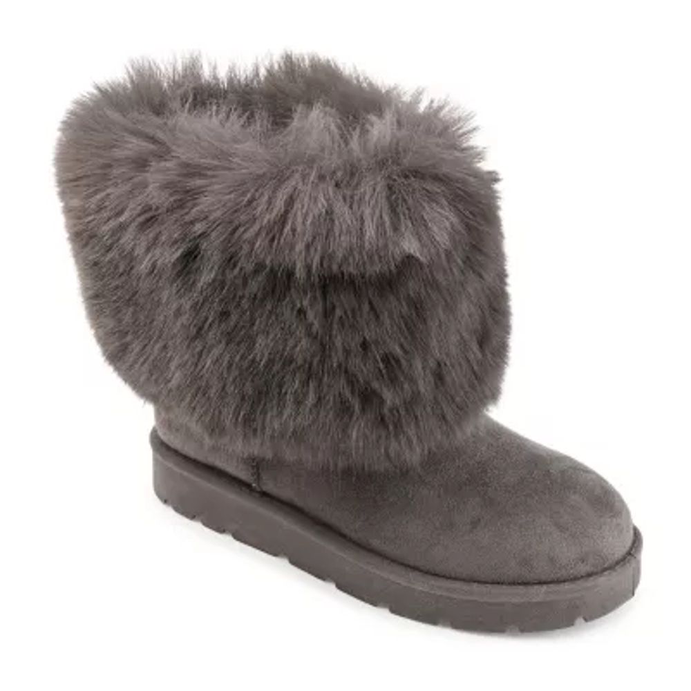 Journee Collection Womens Shanay Flat Heel Winter Boots