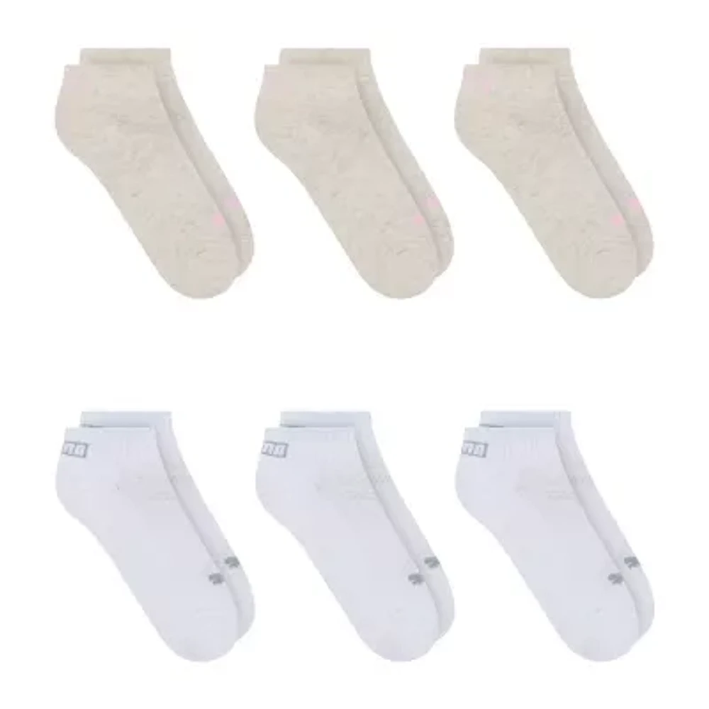 PUMA Ultimate Training Womens Multi-Pack 6 Pair Quarter Ankle Socks