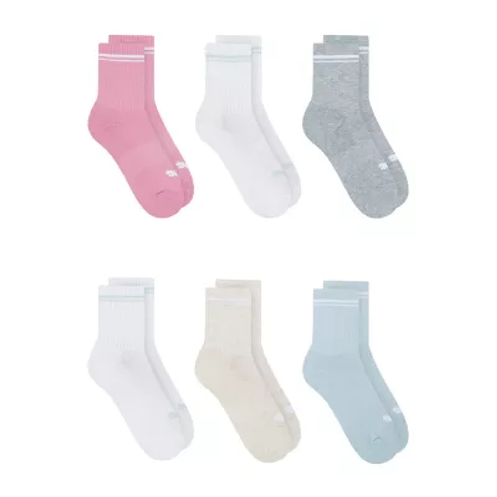 PUMA Sportstyle Training Low Womens 6 Pair Crew Socks