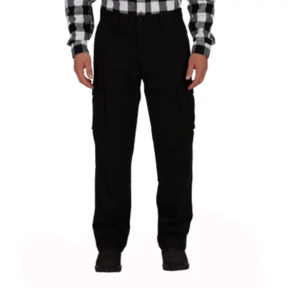 Smiths Workwear Unlined Mens Stretch Fabric Straight Regular Fit Cargo Pant