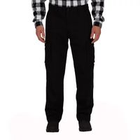 Smiths Workwear Unlined Mens Stretch Fabric Straight Regular Fit Cargo Pant