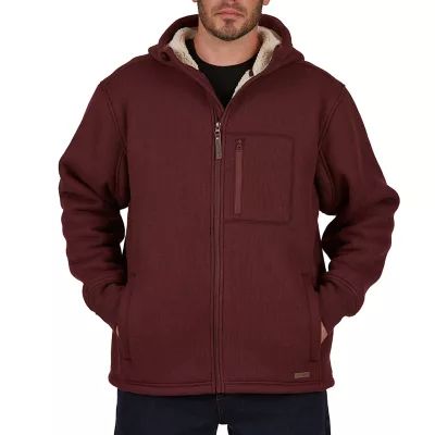 Smiths Workwear Sherpa Hooded Thermal Mens Lined Shirt Jacket