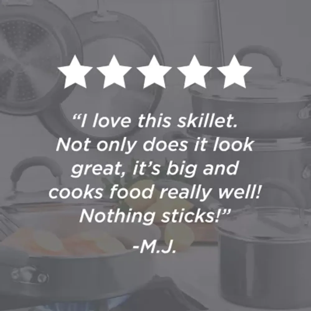 Rachael Ray Create Delicious 12.5" Non-Stick Deep Skillet