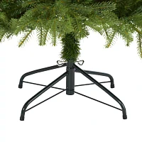 Nearly Natural 6 Foot Natural Look Fir With 1870 Bendable Branches And 350 Clear Led Lights Pre-Lit Christmas Tree