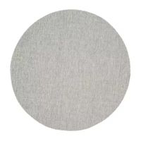 Safavieh Courtyard Collection Dallas Stripe Indoor/Outdoor Round Area Rug