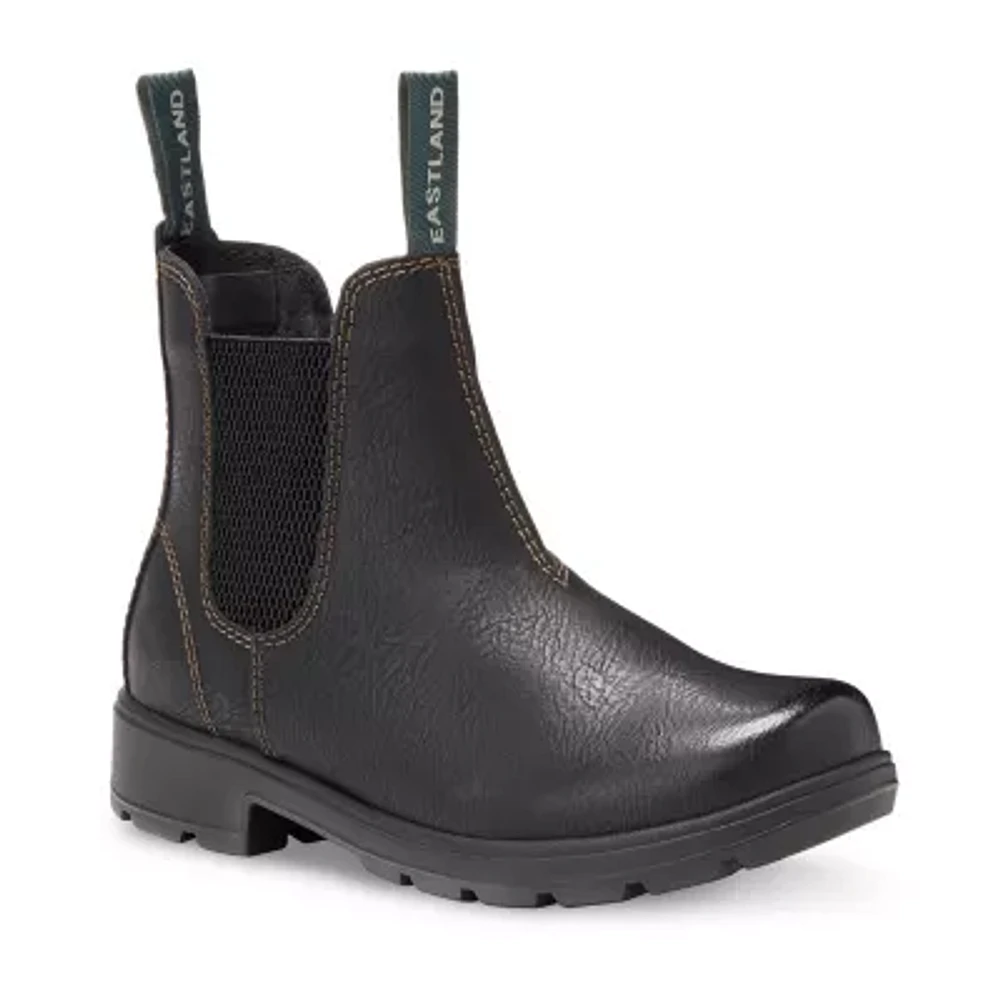 Eastland Womens Baja Chelsea Block Heel Boots