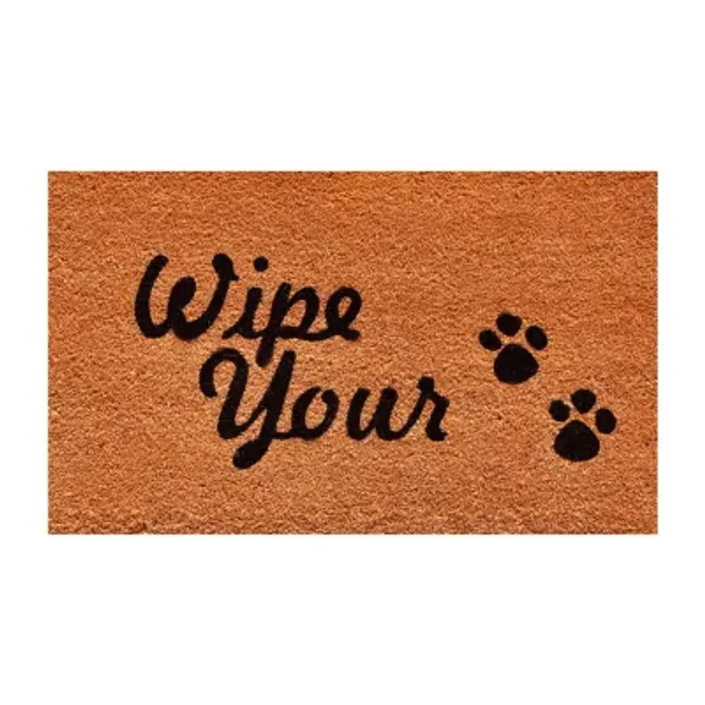 Calloway Mills Wipe Your Paws Outdoor Rectangular Doormat