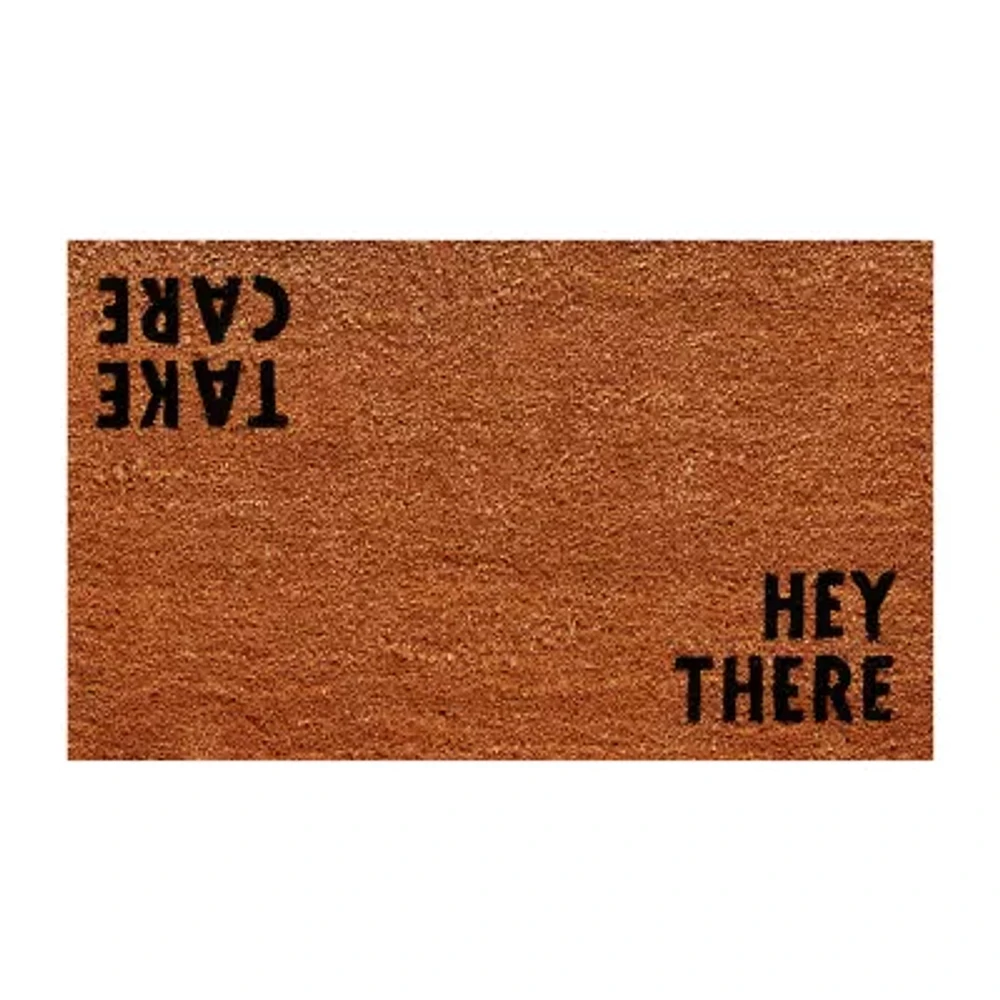 Calloway Mills Hey There Outdoor Rectangular Doormat
