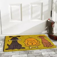 Calloway Mills Doggie Fun Outdoor Rectangular Doormat
