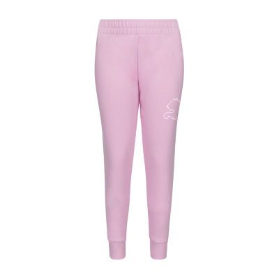 PUMA Big Girls Jogger Cuffed Fleece Sweatpant