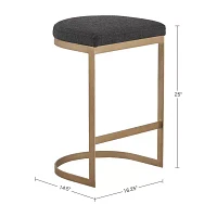 Madison Park Marc Dining Room Collection Counter Height Upholstered Bar Stool
