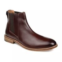 Thomas And Vine Mens Corbin Stacked Heel Chelsea Boots