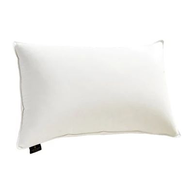 Farm To Home Organic Blended Cotton 600 Fill Power White Down Pillow
