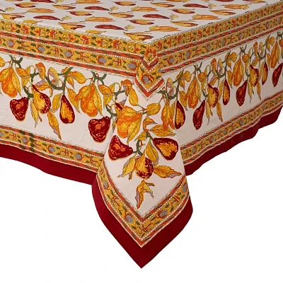 Couleur Nature Orchard Pear Tablecloth