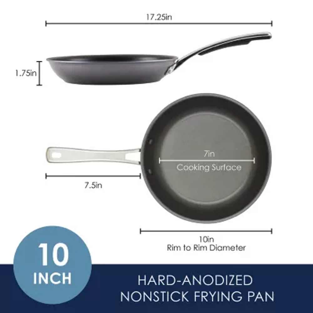 Rachael Ray Cook + Create Hard Anodized 10" Non-Stick Frying Pan