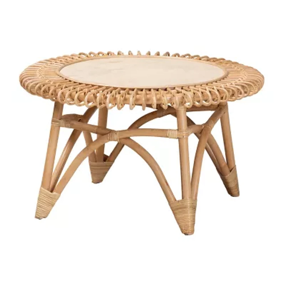 Elani Rattan Coffee Table