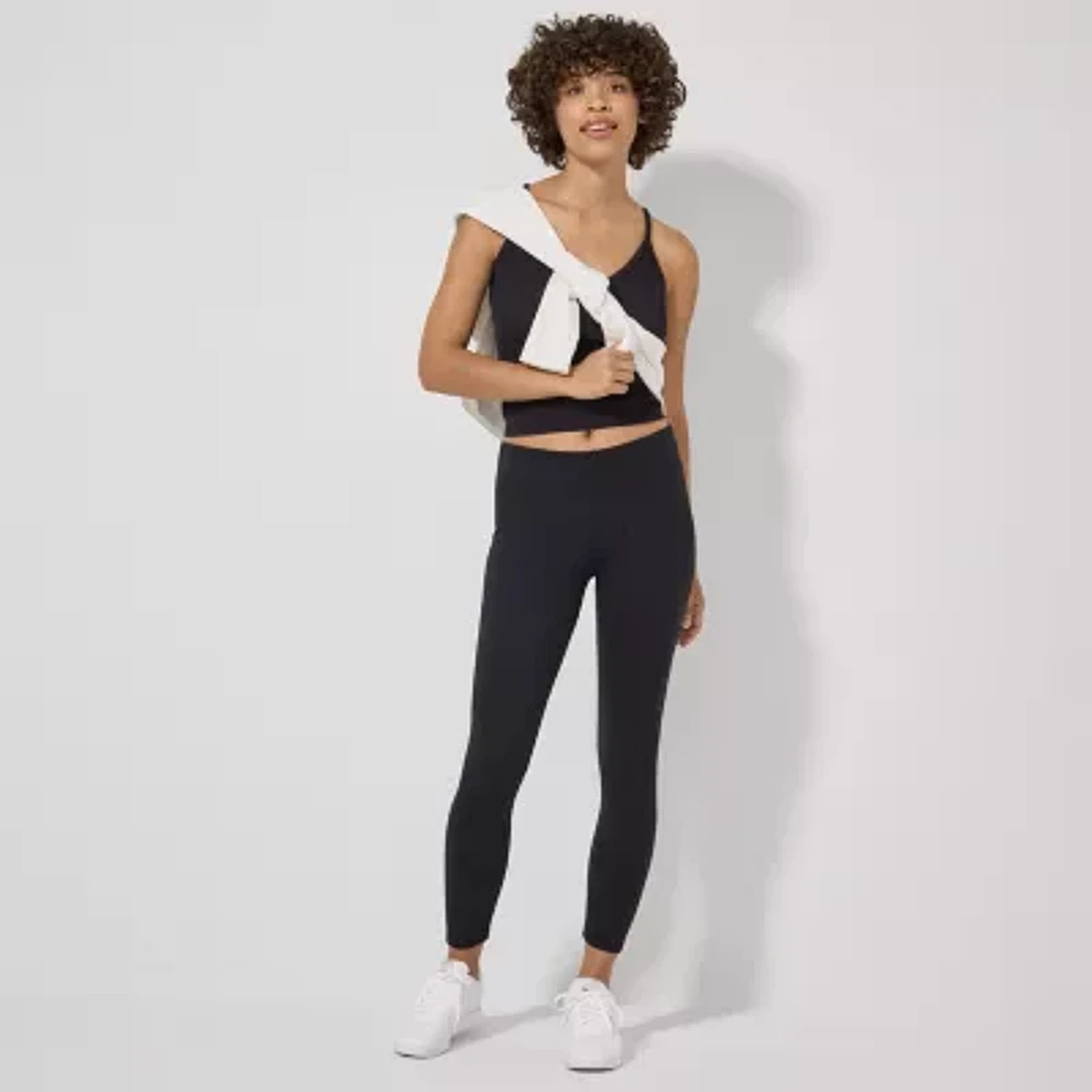 Mixit Womens High Rise Knit 29" Full Length Leggings