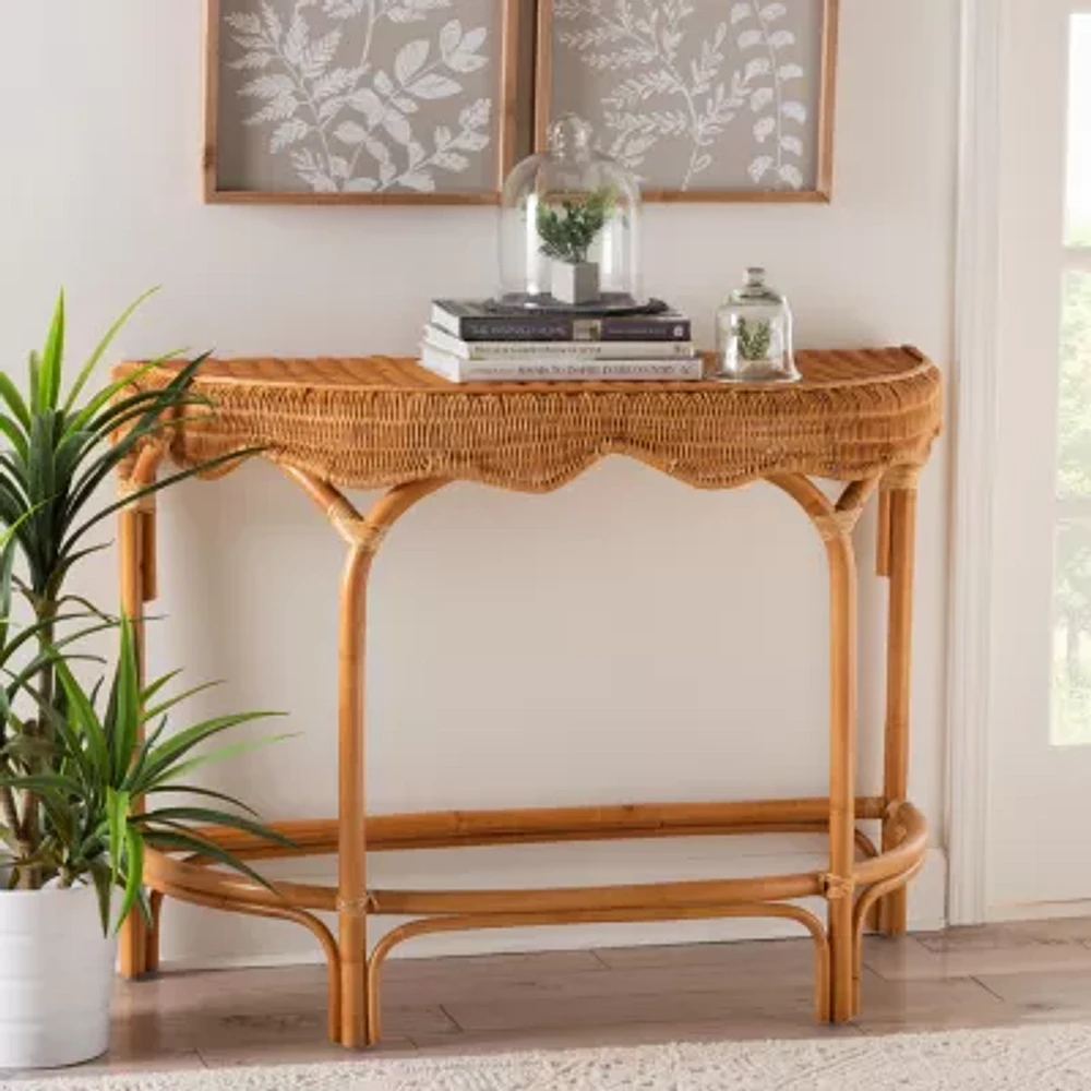 Wakana Rattan Console Table