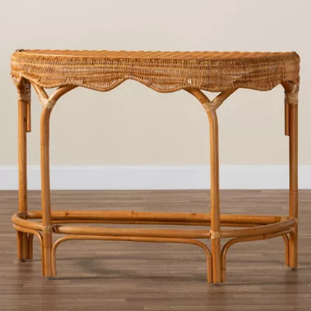 Wakana Rattan Console Table