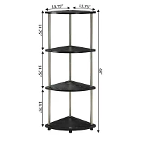 Designs2go No Tools 4-Shelf Bookshelf