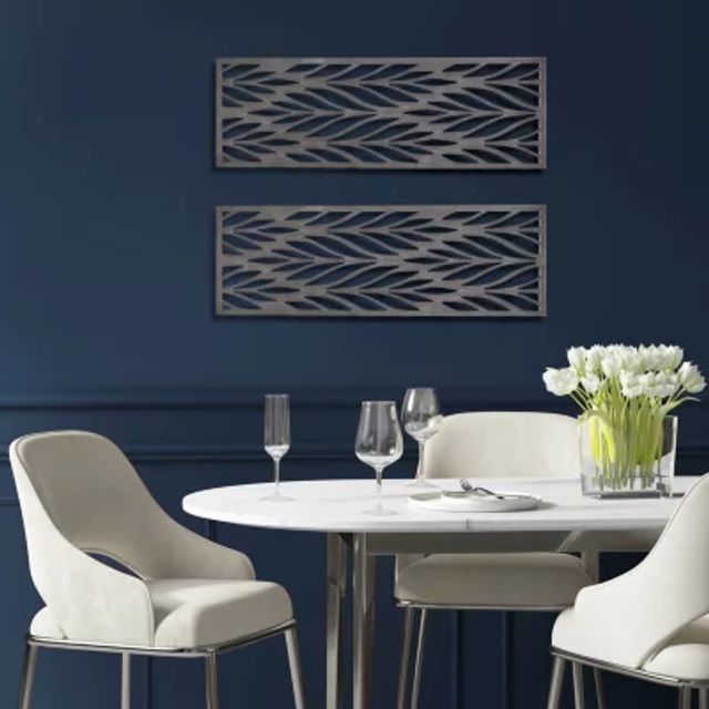 Madison Park Florian Carved Panel Décor 2-pc. Wall Art Set
