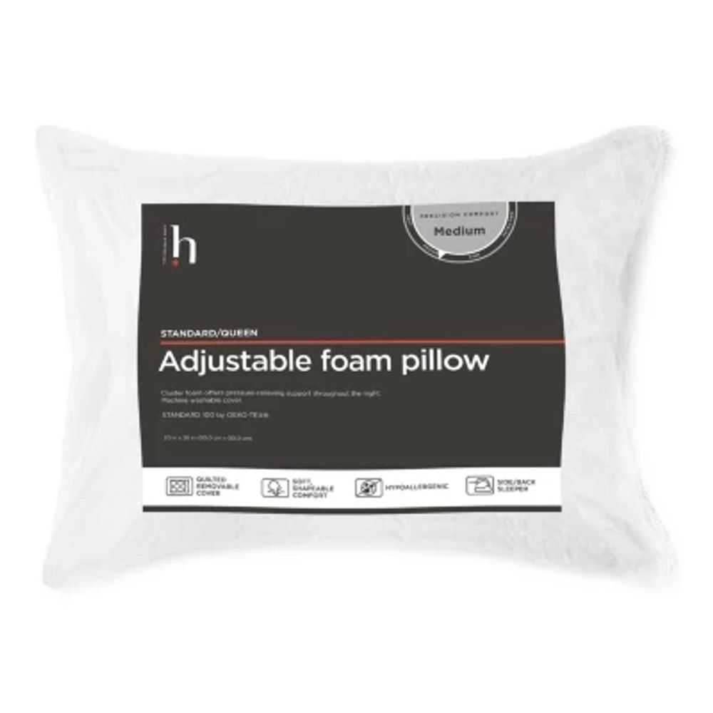Home Expressions Adjustable Foam Pillow