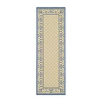 Safavieh Courtyard Collection Alden Oriental Indoor/Outdoor Runner Rug