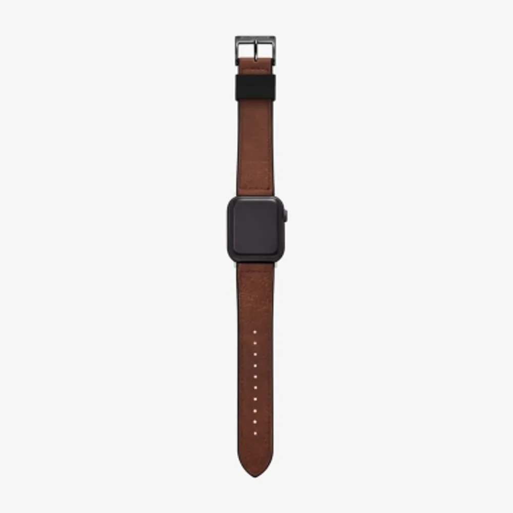 Skechers Apple Watch Compatible Mens Brown Watch Band Srs1002