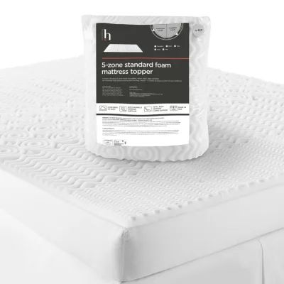 Home Expressions 5-Zone Standard Foam Mattress Topper